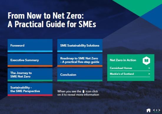 Photograph of From Now To Net Zero: A Practical Guide For SMEs' Report