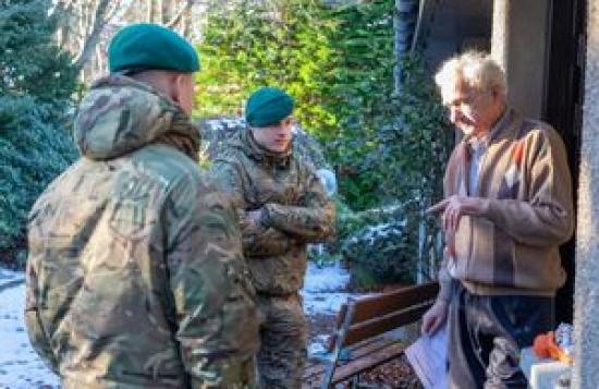 Photograph of Armed Forces Support Storm Arwen Response In Scotland And Northern England