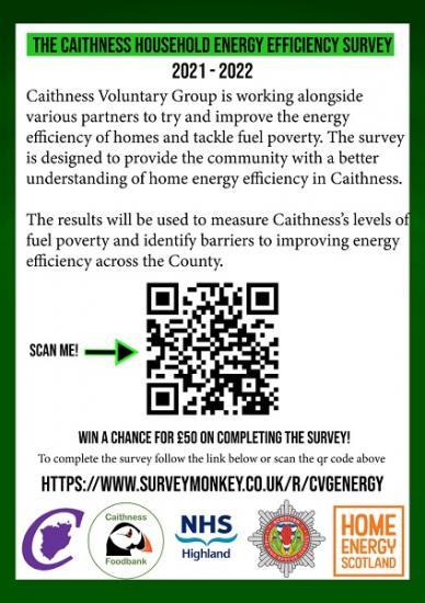 Photograph of Caithness Home Energy Efficiency Survey - Chance To Win £50
