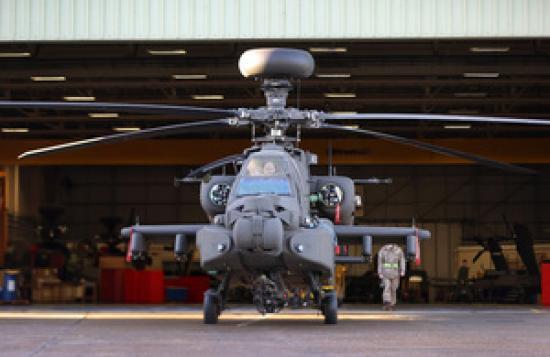 Photograph of British Army Flying New Elite Attack Helicopters
