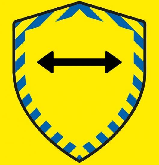 Photograph of Distance Aware -  Voluntary scheme to encourage people to give space