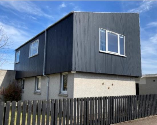 Photograph of Bignold House located on Bignold Park, Wick to  Wick Academy Football Club