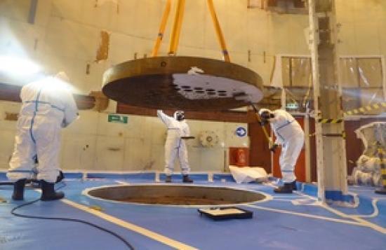 Photograph of Lifting The Lid On The Dismantling Of Dounreay's Material Test Reactor