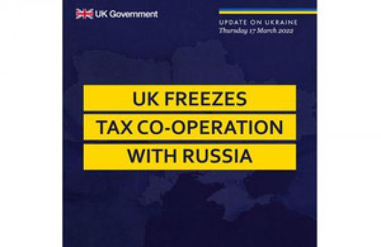 Photograph of UK Suspends Tax Co-operation With Russia