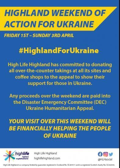 Photograph of Highlife Highland Weekend Fundraiser For Ukraine Appeal