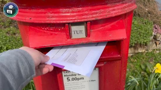 Photograph of Postal voters urged to make their vote count
