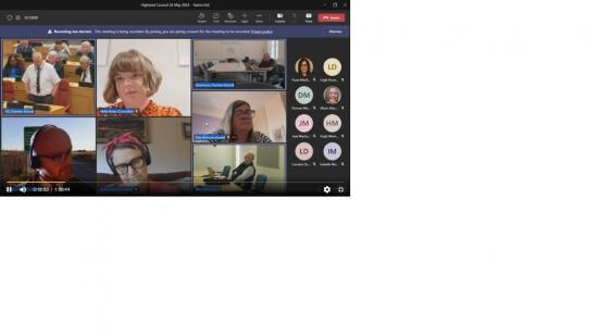 Photograph of Joint Administration Agreed By Highland Council