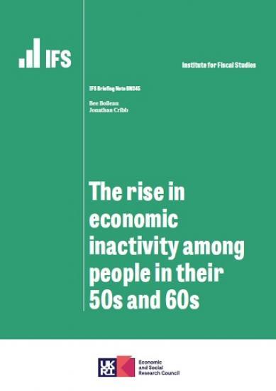 Photograph of The Rise In Economic Inactivity Among People In Their 50s And 60s