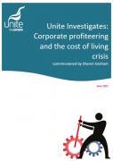 Thumbnail for article : Unite Investigation Exposes How Corporate Profiteering Is Driving Inflation Not Workers' Wages