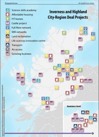 Photograph of Inverness and Highland City-Region Deal report shows progress made against a backdrop of COVID-19 and Brexit