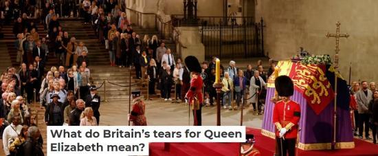 Photograph of What Do Britain's Tears For Queen Elizabeth Mean?