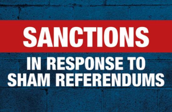 Photograph of UK Sanctions Collaborators Of Russia's Illegal Sham Referendums
