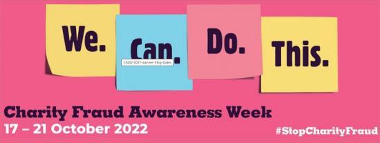 Photograph of This Is Charity Fraud Awareness Week
