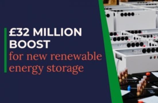 Photograph of Energy Storage Backed With Over £32 Million Government Funding