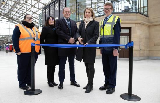 Photograph of Transport Minister Marks Official Opening Of Aberdeen Railway Station Redevelopment