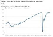 Thumbnail for article : GDP Monthly Estimate UK October 2022