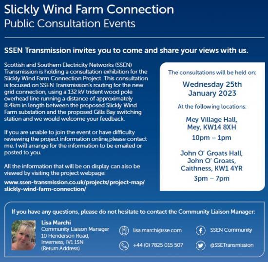 Photograph of Slickly Wind Farm Connection Project