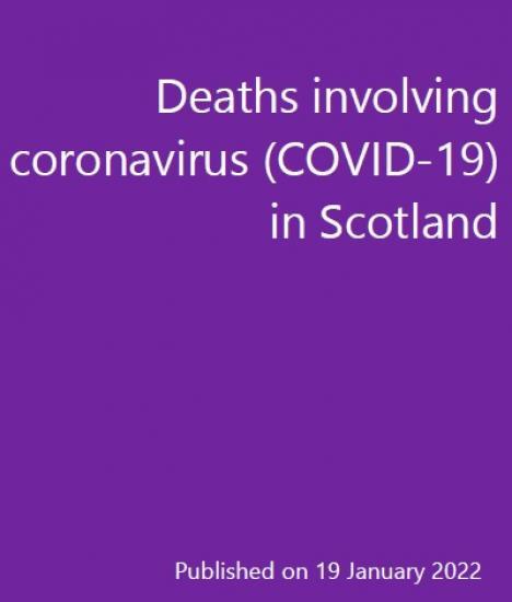 Photograph of Deaths Involving Coronavirus Covid-19 In Scotland