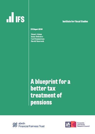 Photograph of A Blueprint For A Better Tax Treatment Of Pensions