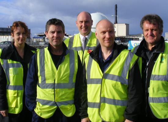 Photograph of Casualty Star Treads The Boards For Safety At Dounreay