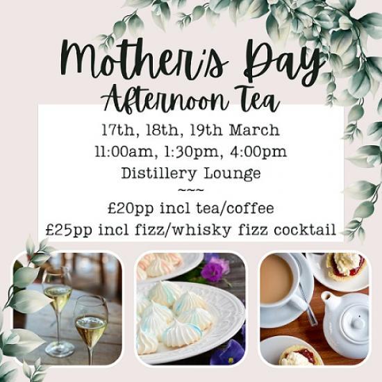 Photograph of Mothers Day Afternoon Tea At 8 Doors Distillery - Limited Places So Book Early