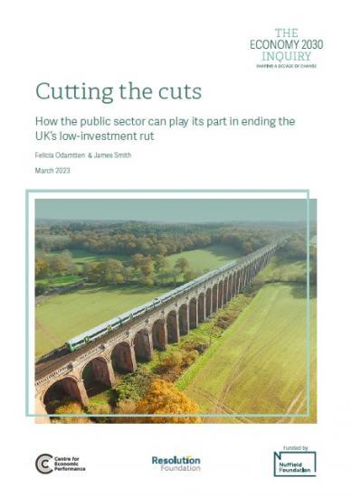 Photograph of Cutting The Cuts How The Public Sector Can Play Its Part In Ending The Uk's Low-investment Rut