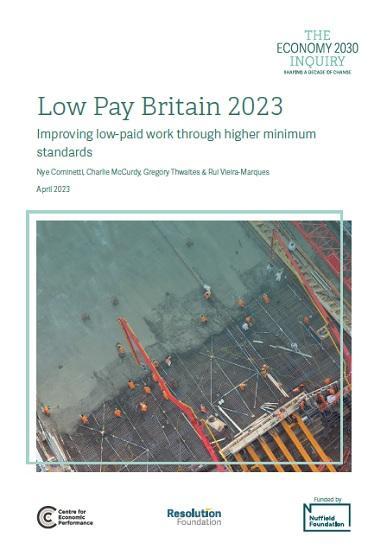 Photograph of Low Pay Britain 2023 - Improving Low-paid Work Through Higher Minimum Standards