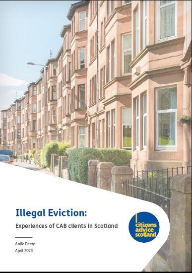 Photograph of Citizens Advice Scotland Call To Ban Rogue Landlords Who Illegally Evict Tenants