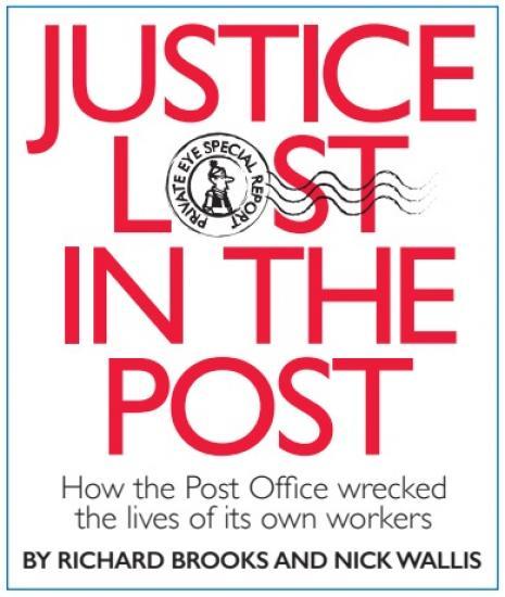 Photograph of Progress Update On Compensation For Postmasters Subject To Bankruptcy Orders