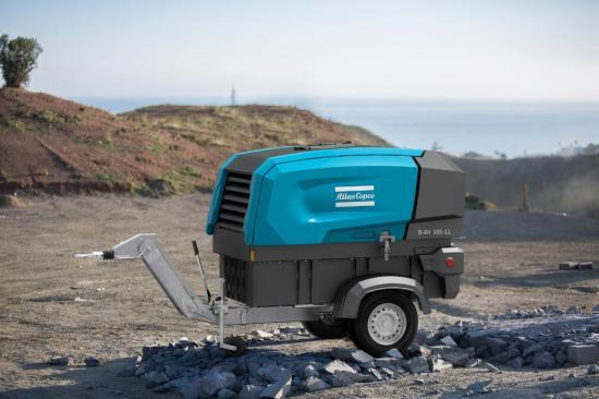 Photograph of Atlas Copco Unveils Its First Battery-driven Portable Screw Compressor