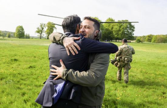 Photograph of PM Welcomes President Zelensky To The UK Ahead Of Anticipated Ukrainian Military Surge
