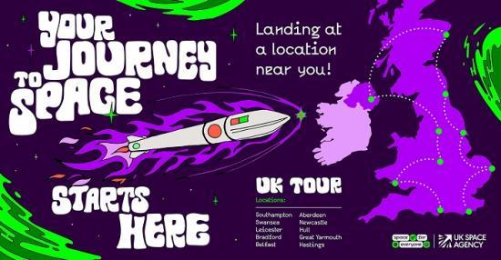 Photograph of UK Space Agency Announces Space For Everyone Tour Across The Uk This Summer