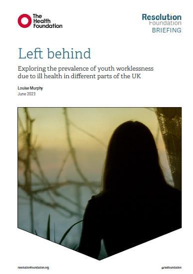 Photograph of Youth Worklessness Due To Ill-heath Has Almost Doubled In A Decade - And Is Heavily Concentrated Among Those With Poor Qualification Levels