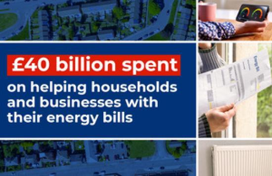 Photograph of £40bn Spent Protecting Families And Businesses From Energy Costs