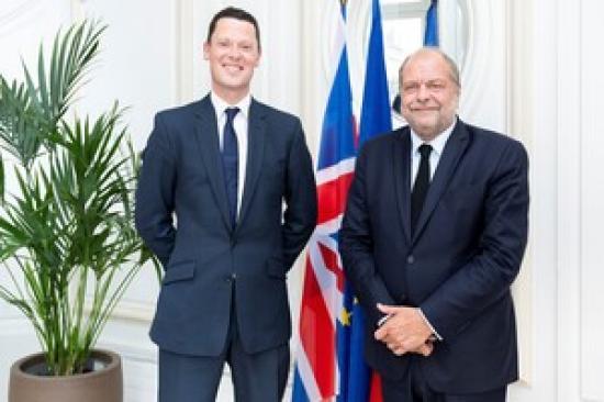 Photograph of UK And French Justice Ministers United In Support For Ukraine