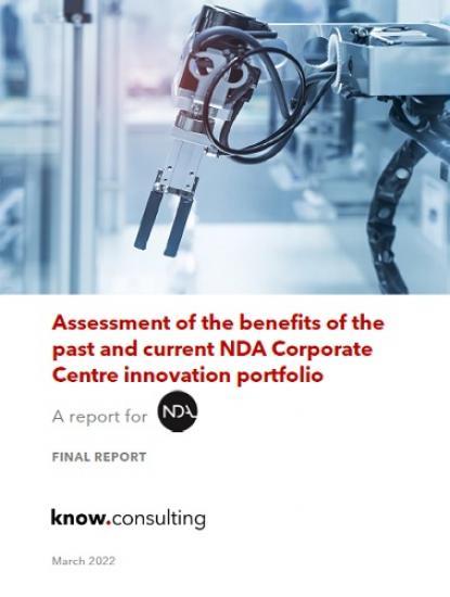 Photograph of Assessment Of The Benefits Of The NDA Innovation Portfolio