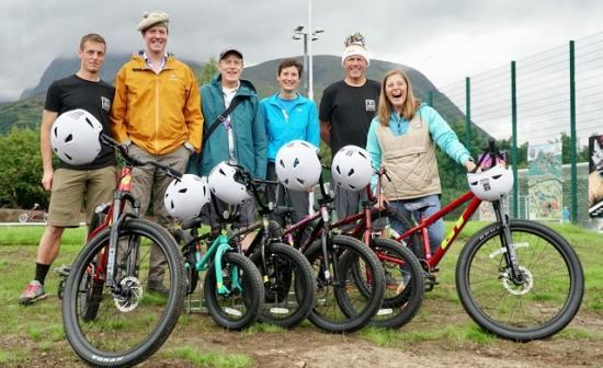 Photograph of Fort William Bike Track Opening A Wheelie Great Success
