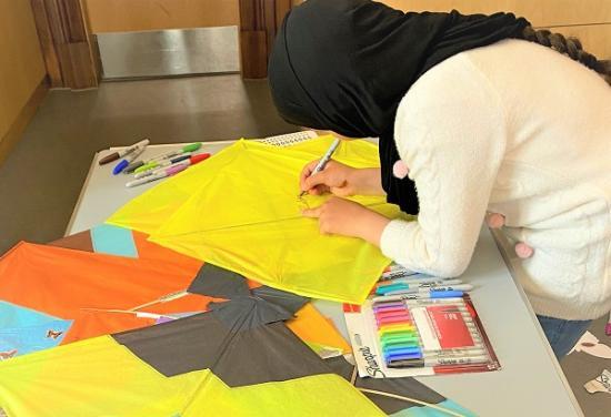 Photograph of High Life Highland's Adult Learning For Refugees Team Hosts Traditional Kite-making Session To Inspire Hope In Afghan Families