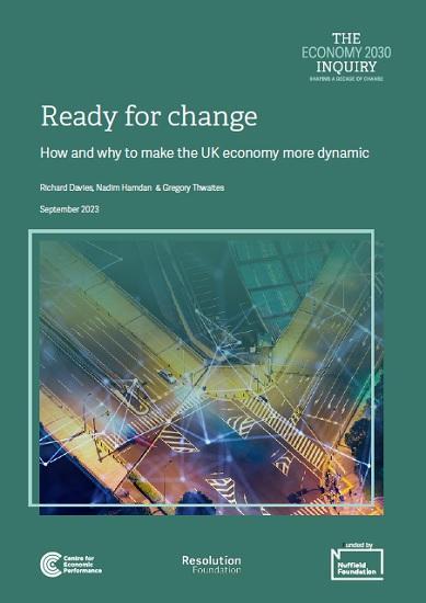 Photograph of Ready For Change - How And Why To Make The UK Economy More Dynamic