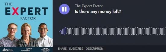 Photograph of The Expert Factor - Is There Any Money Left - A Podcast