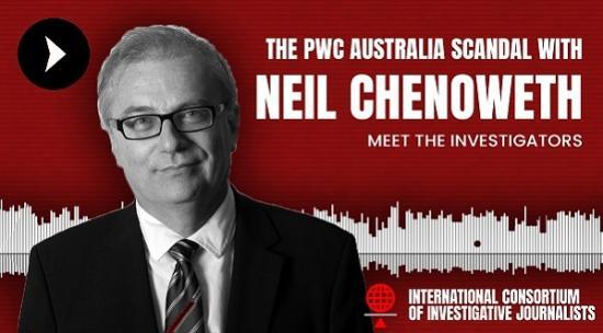 Photograph of Behind the scenes of the PwC tax leak scandal with Neil Chenoweth