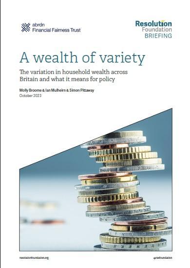 Photograph of A Wealth Of Variety - The Variation In Household Wealth Across Britain And What It Means For Policy
