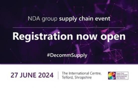 Photograph of Register Now For The Largest Nuclear Decommissioning Supply Chain Event In Europe
