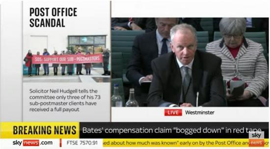 Photograph of Watch Live: Business & Trade Committee Hears Evidence From Fujitsu Bosses & Wronged Sub-postmasters