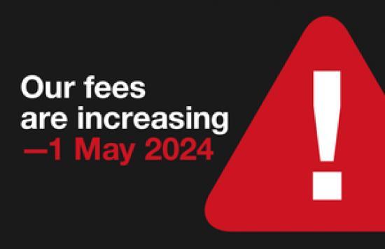 Photograph of Companies House Fees Increasing From 1 May 2024