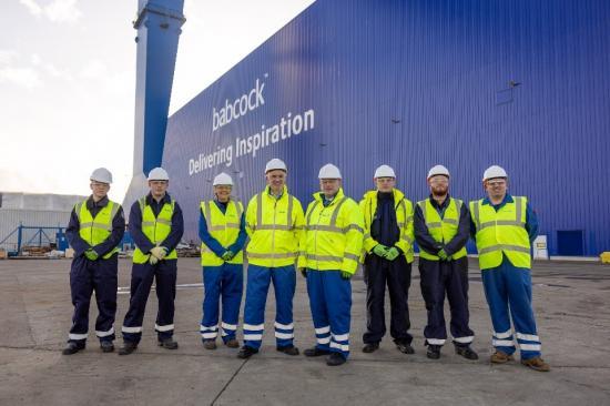 Photograph of Defence Minister Praises Scottish Shipbuilding Apprentices