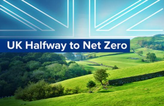 Photograph of UK Half Way To Net Zero