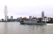 Thumbnail for article : Former Royal Navy ships transferred to Ukraine's Navy arrive in Portsmouth for multi-national exercise