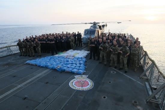 Photograph of £33 Million Of Drugs Seized By Royal Navy In The Middle East