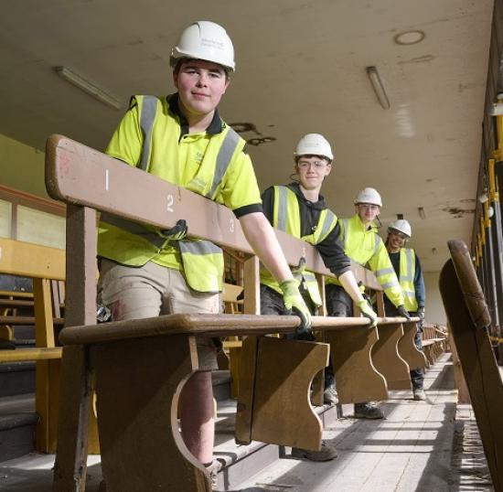 Photograph of Apprenticeships Offer Earning Opportunities Alongside Learning In Refurbishment Of Historic Park